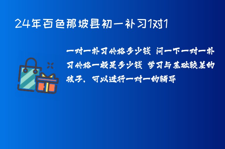 24年百色那坡縣初一補(bǔ)習(xí)1對1