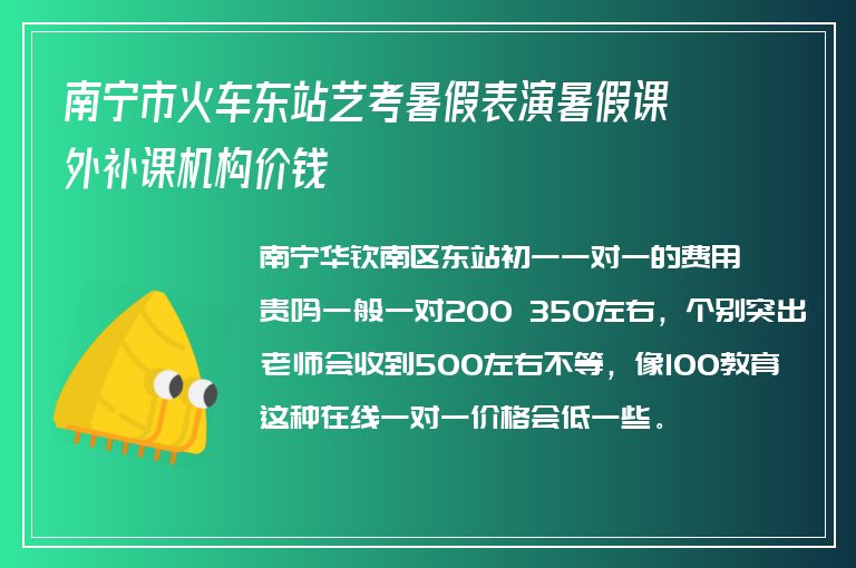 南寧市火車東站藝考暑假表演暑假課外補(bǔ)課機(jī)構(gòu)價(jià)錢