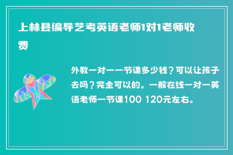 上林縣編導(dǎo)藝考英語老師1對1老師收費