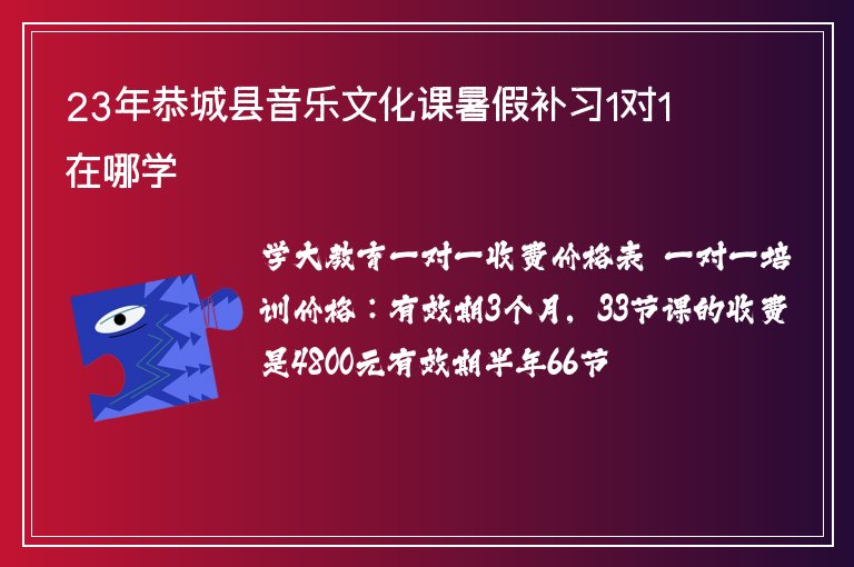 23年恭城縣音樂文化課暑假補(bǔ)習(xí)1對1在哪學(xué)