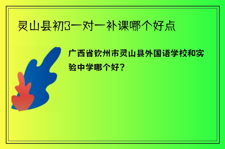 靈山縣初3一對一補課哪個好點