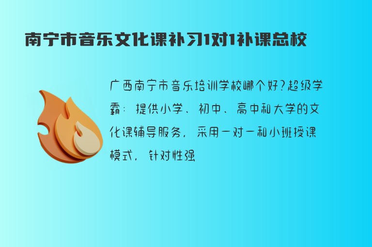 南寧市音樂文化課補(bǔ)習(xí)1對1補(bǔ)課總校